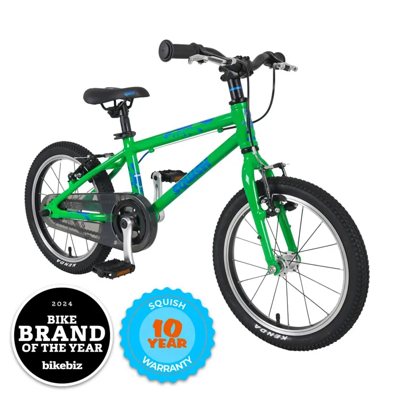 Squish 16 Light Alloy Childs Bike Green-1