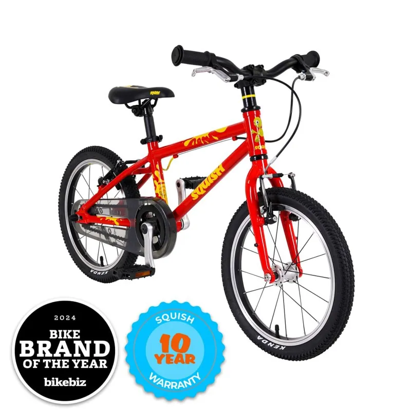 Squish 16 inch and 18 inch Super-light Alloy Childs Bike Red-2
