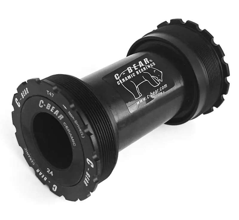 C-Bear T47 - Internal Bearings 24mm Axle Shimano FSA Race Face Rotor Black