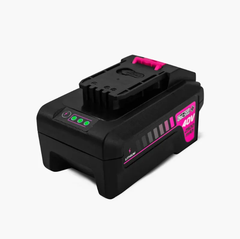 MucOff Spare Battery For Mobile Pressure Washer Battery 40V Li-Ion Black