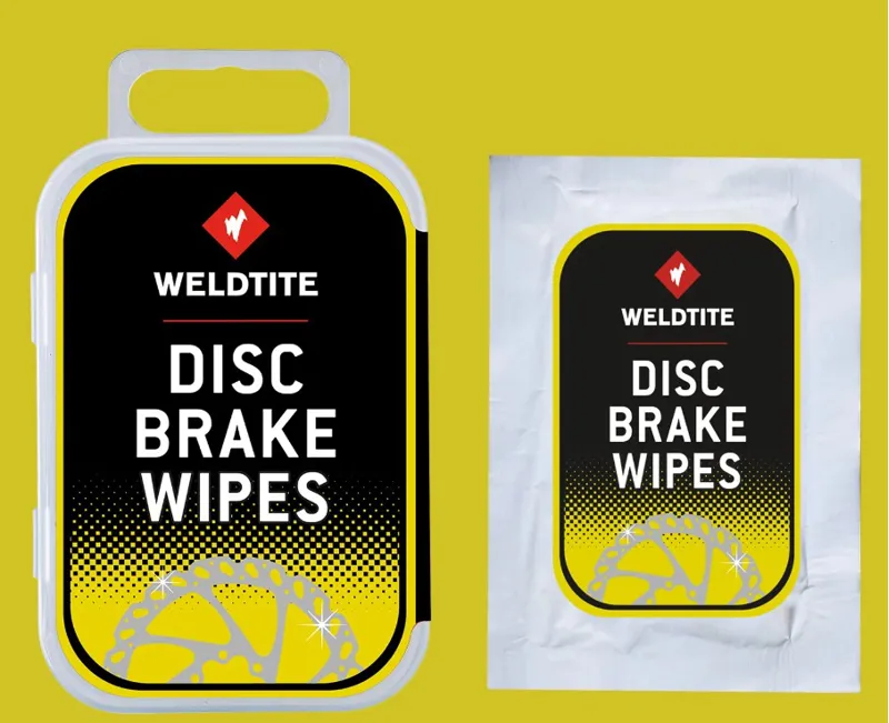 Weldtite Brake Disc Rotor Wipes x6 White