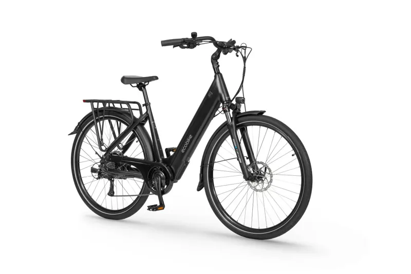 EcoBike X-City Hybrid E-bike Black-1