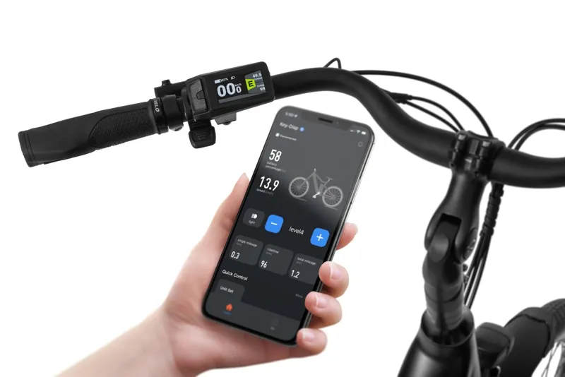 EcoBike X-City Hybrid E-bike Black-6