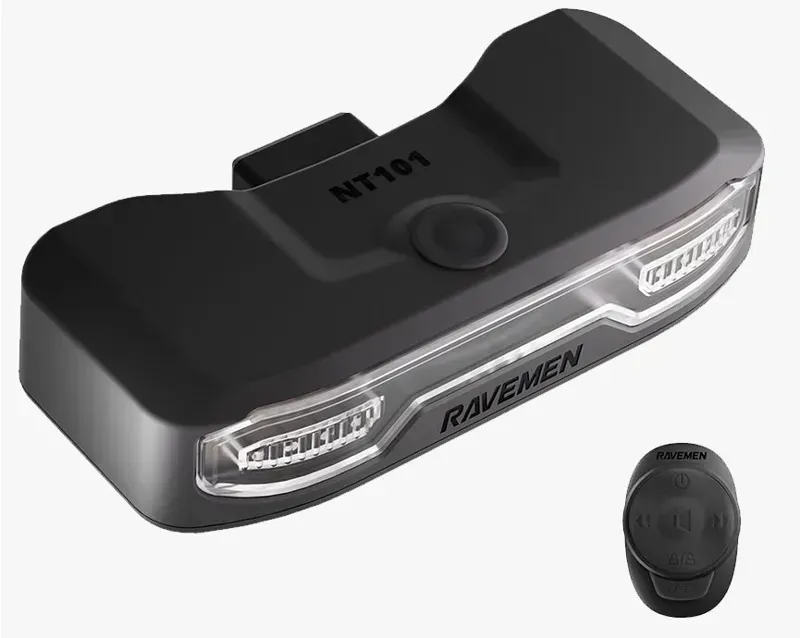 Ravemen NT101 Smart Bike Tail Light with Horn/Turn Signals in Black-2