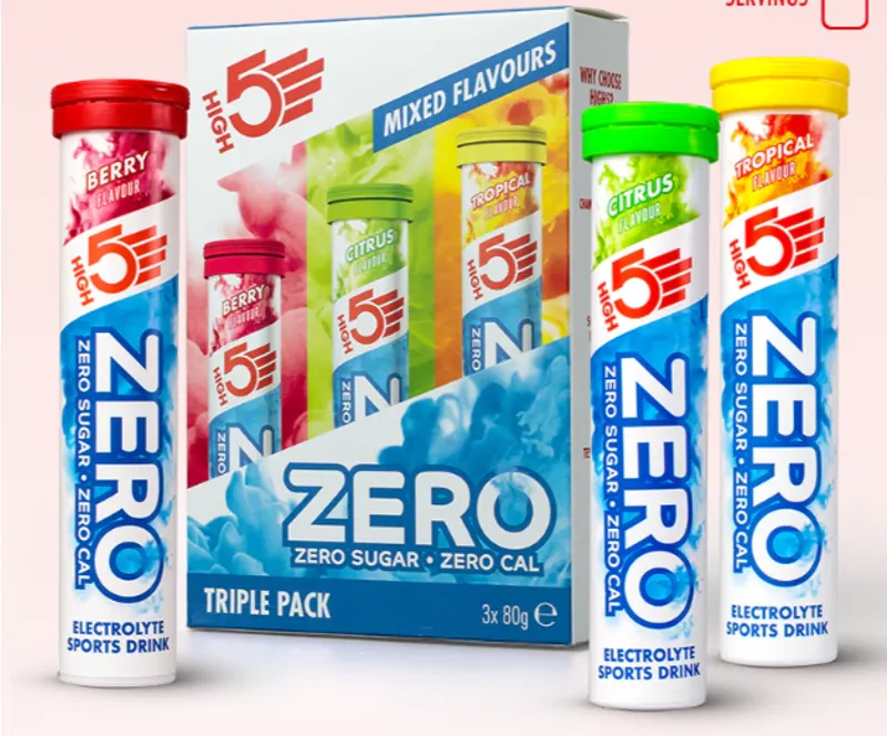 High 5 Zero Triple Pack Citrus-Berry-Tropical