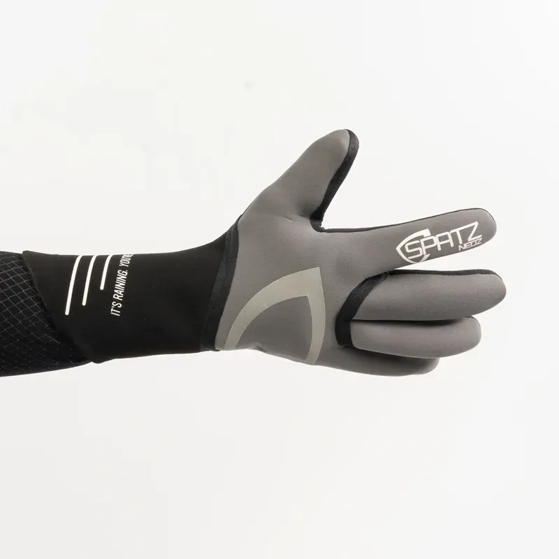 Spatzwear Neon Rain Gloves in Grey-2