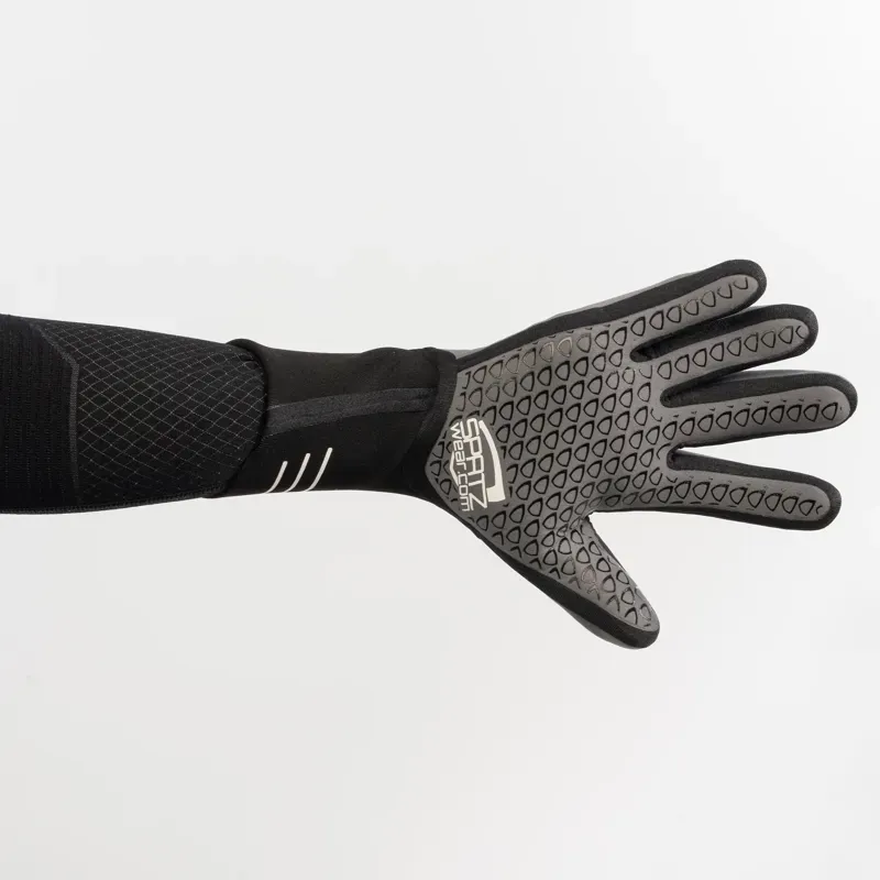 Spatzwear Neon Rain Gloves in Grey-3